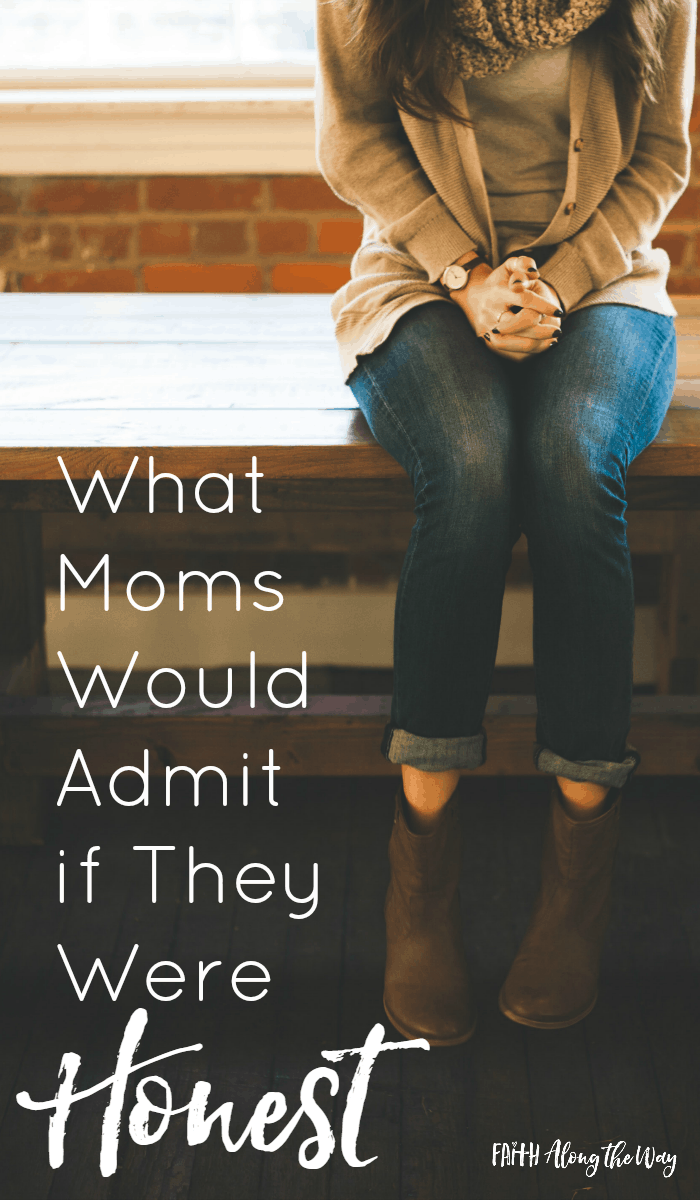 What would YOU confess if you were honest, mama?  These results from a recent "mom poll" will have you laughing in agreement and helps you come to terms with the messiness of motherhood.