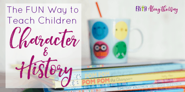 As a busy parent, don't miss this FUN way to teach kids character and history in an exciting way.