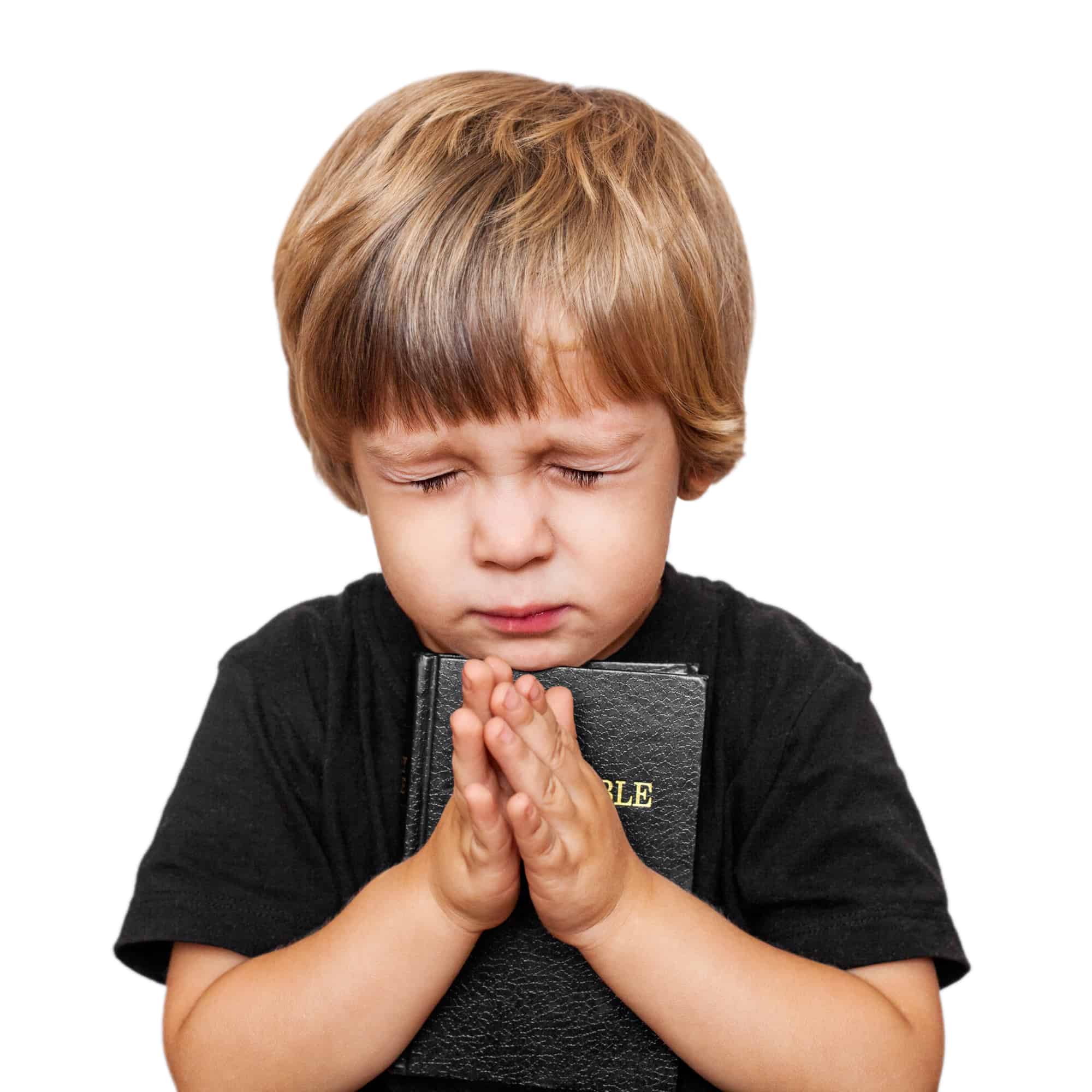 Children Praying To Jesus