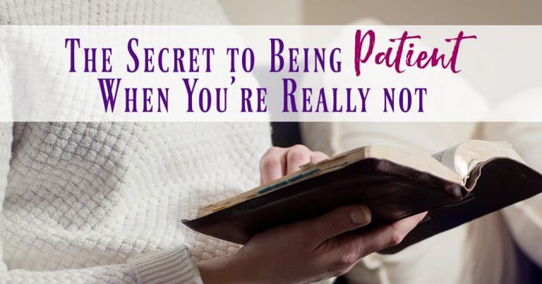 The Secret to Being Patient Even When You’re Really Not