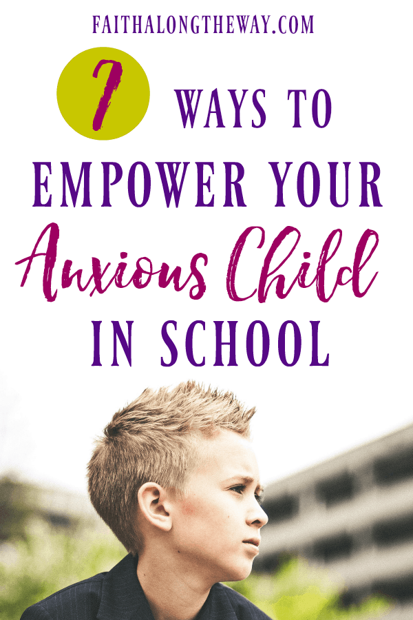 You don't have to watch your anxious child struggle in school. Here's hope for your mama bear heart! | anxiety | anxiety relief | anxious child | self care || Faith along the Way #anxiety #selfcare #schoolproblems