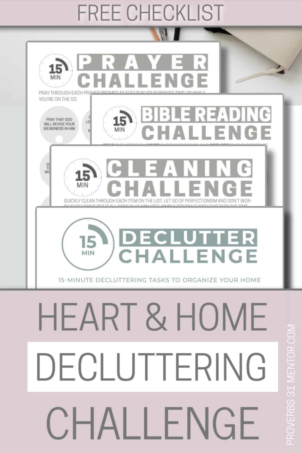 Refresh Your Heart & Home Decluttering Challenge - Proverbs 31 Mentor