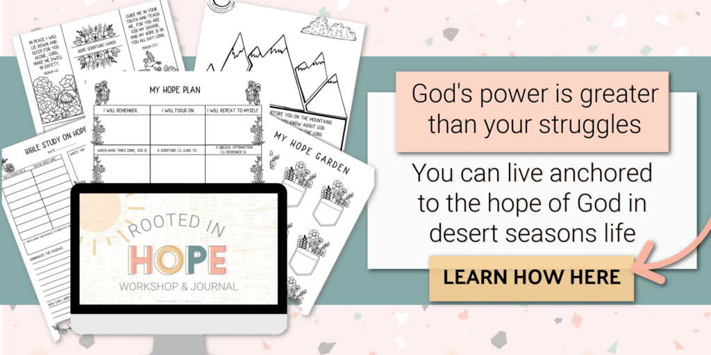 Rooted in Hope Workshop and Journal Banner