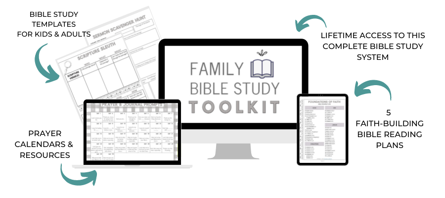 Family Bible Study Toolkit Templates