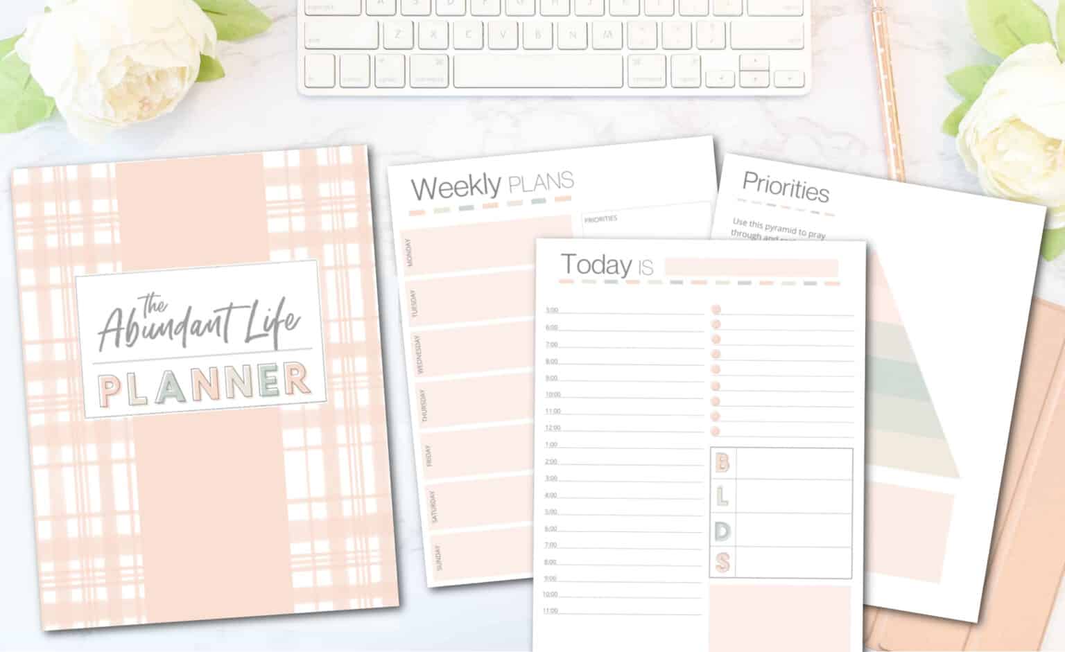 Abundant Life Planner for Women Who Want to Live on Purpose