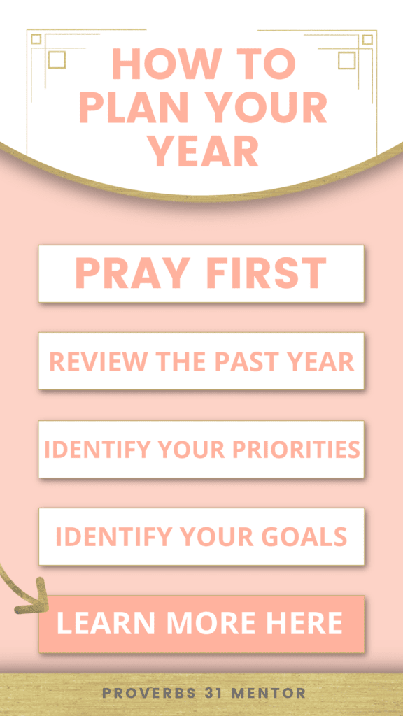 Simple steps to plan your year