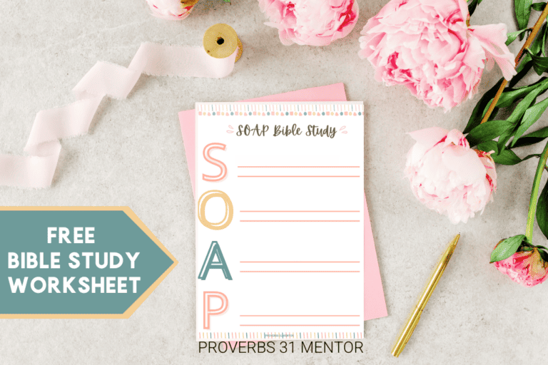 Free Bible Study Worksheets and Printables for Women