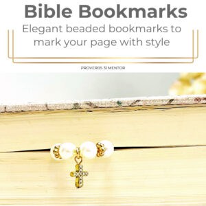 Faithful Charm Bookmark shown in a Bible