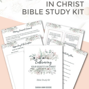 Embracing Your Identity in Christ Mini Bible Study