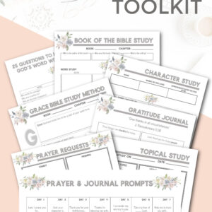 Mockup of the Quiet Time Toolkit