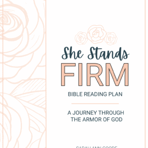 She Stands Firm Bible Reading Plan cover